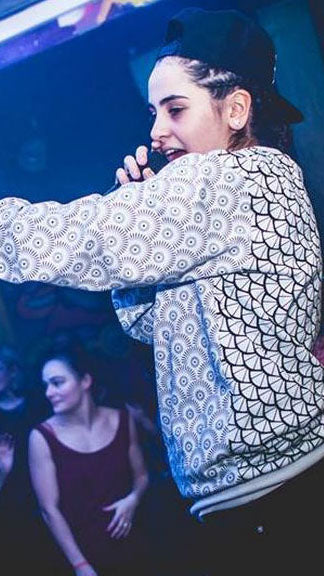 Sweatshirt Allover Print White