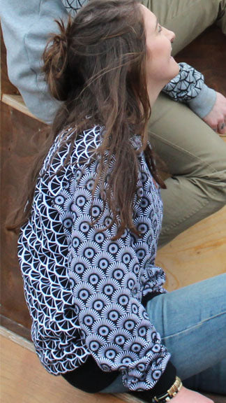 Sweatshirt Allover print Black