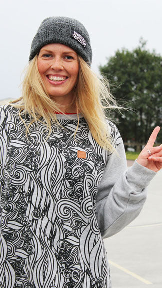 Sweatshirt Printed Grey